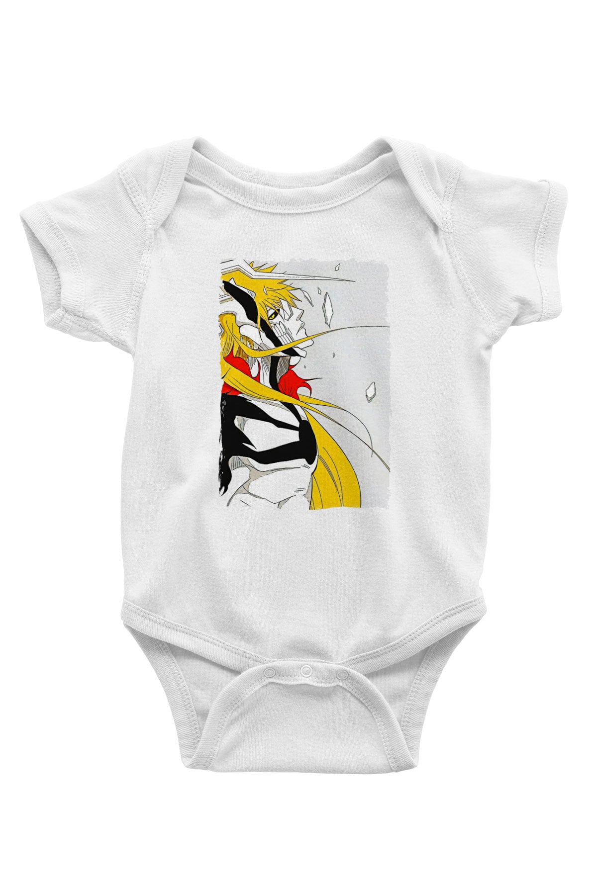 Bleach Baskılı Beyaz Unisex Bebek Body - Zıbın