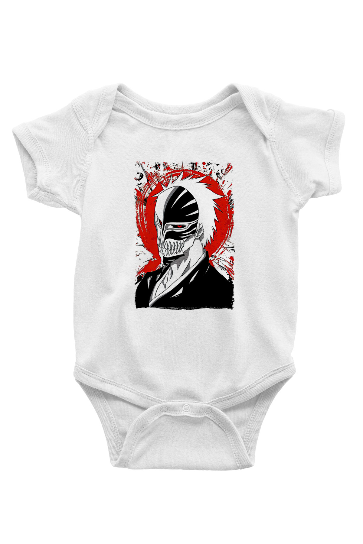 Bleach Baskılı Beyaz Unisex Bebek Body - Zıbın