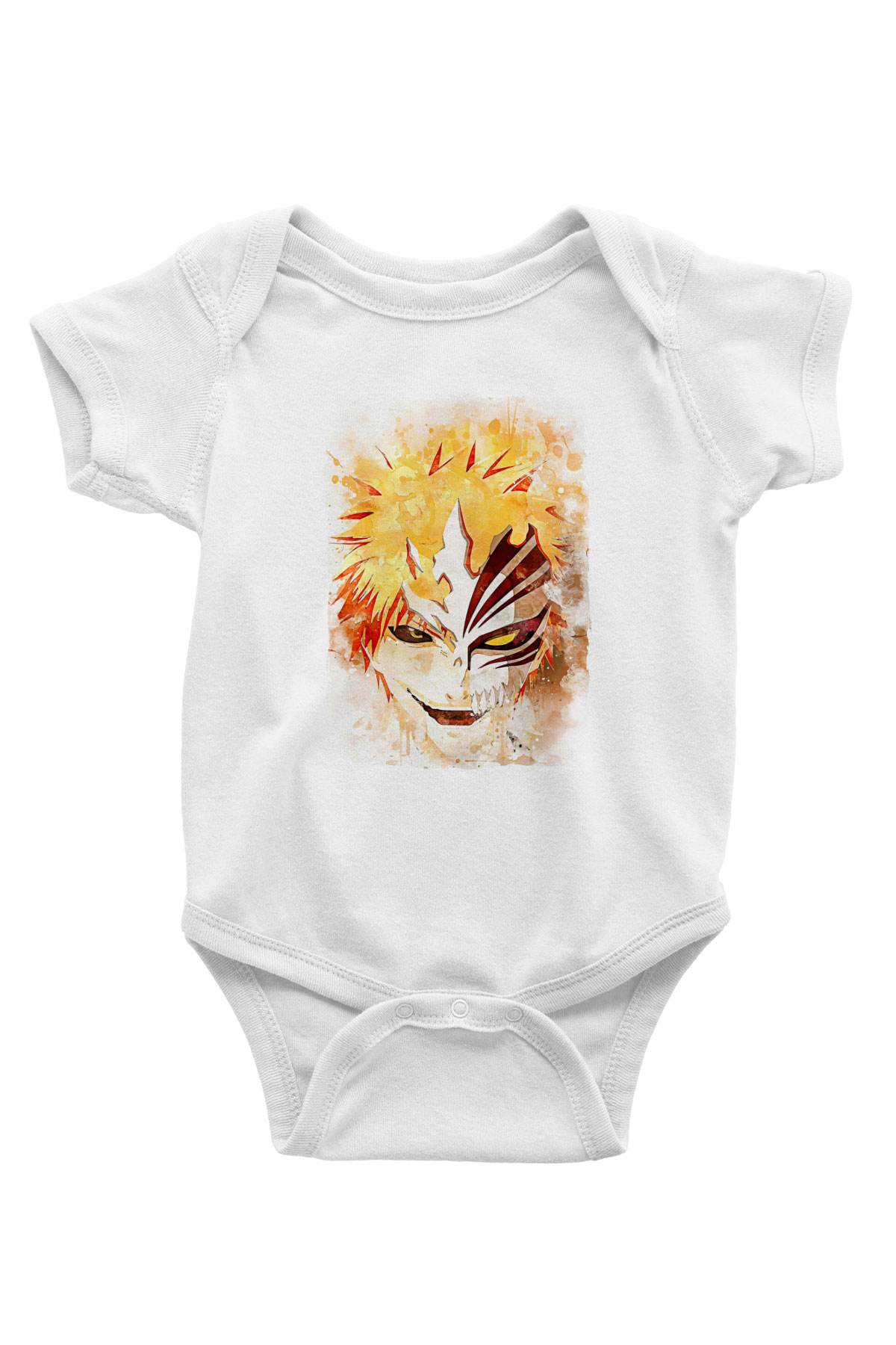 Bleach Baskılı Beyaz Unisex Bebek Body - Zıbın