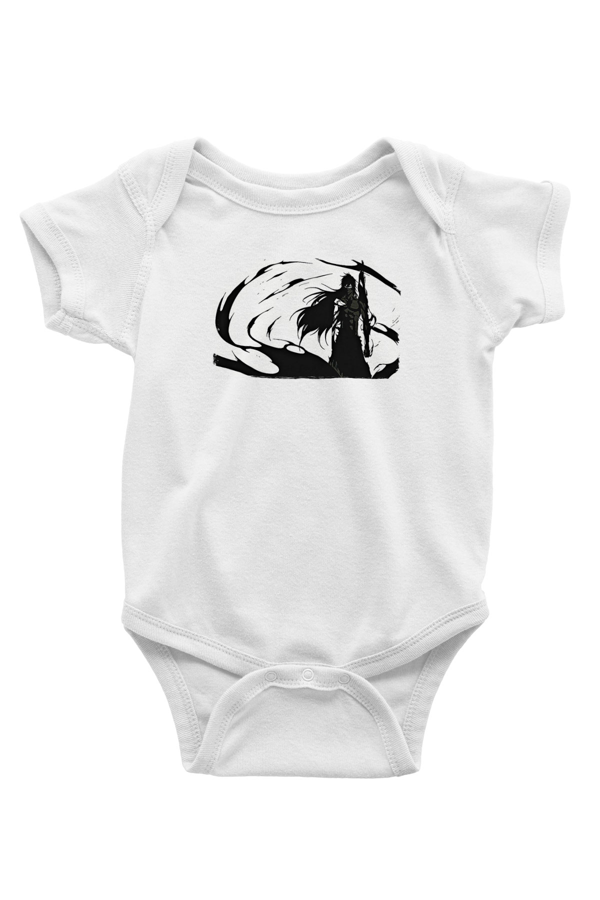 Bleach Baskılı Beyaz Unisex Bebek Body - Zıbın