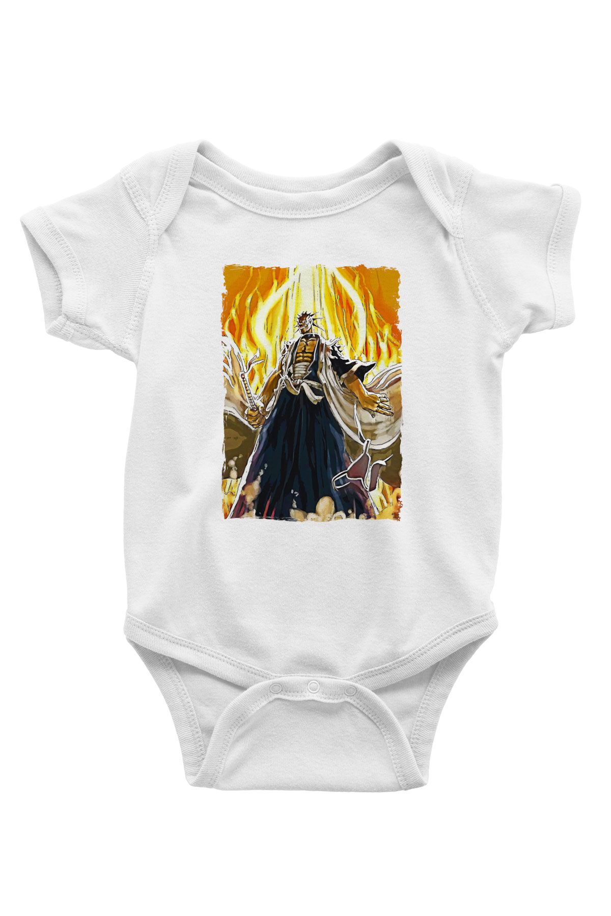 Bleach Baskılı Beyaz Unisex Bebek Body - Zıbın