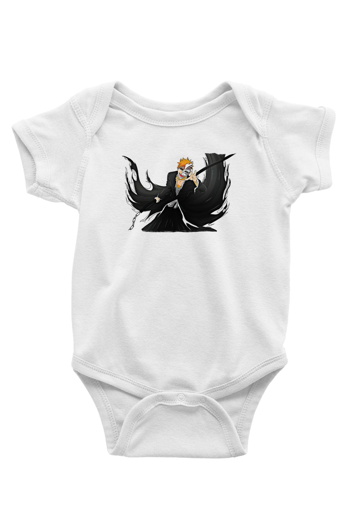 Bleach Baskılı Beyaz Unisex Bebek Body - Zıbın