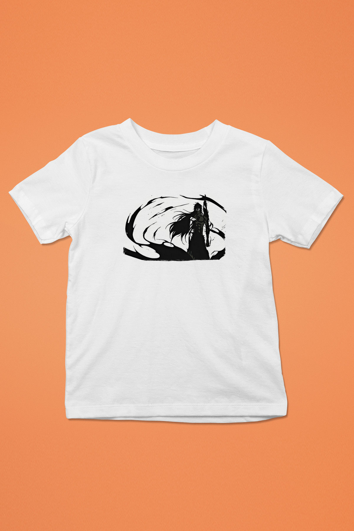 Bleach Baskılı Beyaz Unisex Beyaz Çocuk Tişört - Tshirt