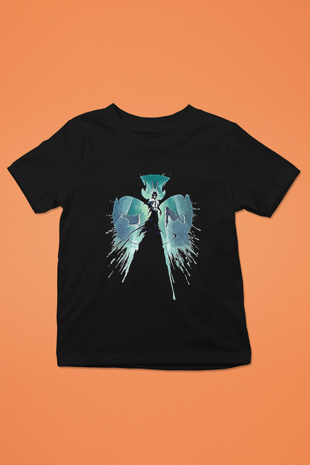 Bleach Baskılı Unisex Siyah Çocuk Tişört - Tshirt