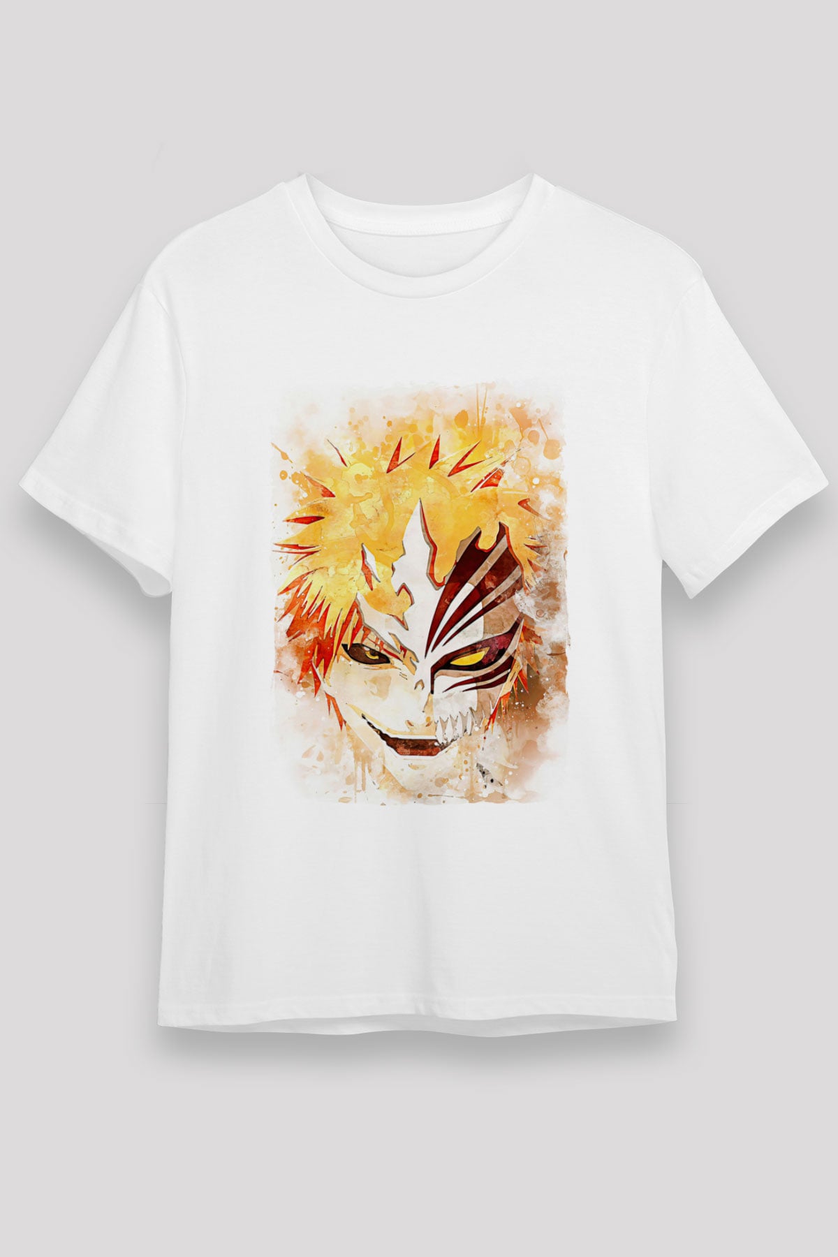 Bleach Unisex Baskılı Beyaz Tişört - Tshirt
