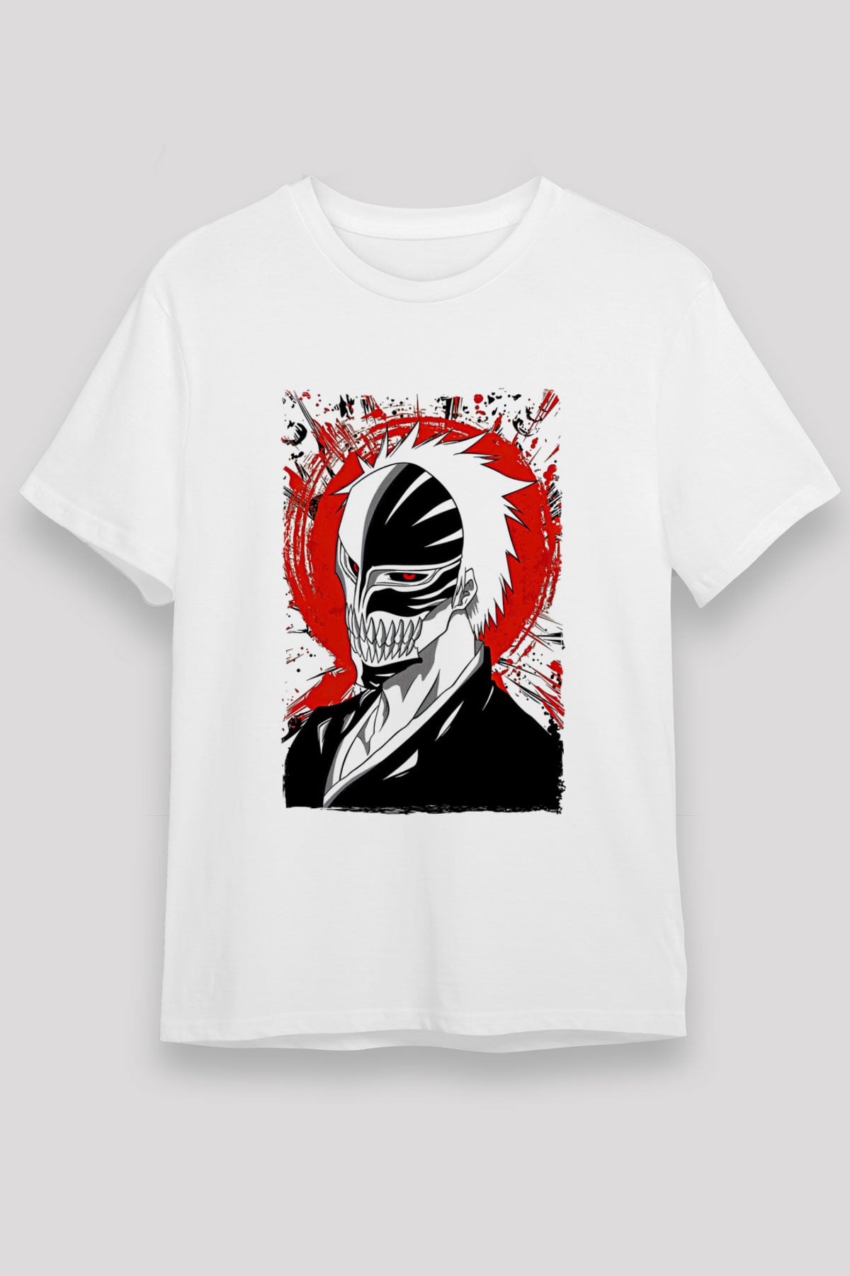 Bleach Unisex Baskılı Beyaz Tişört - Tshirt