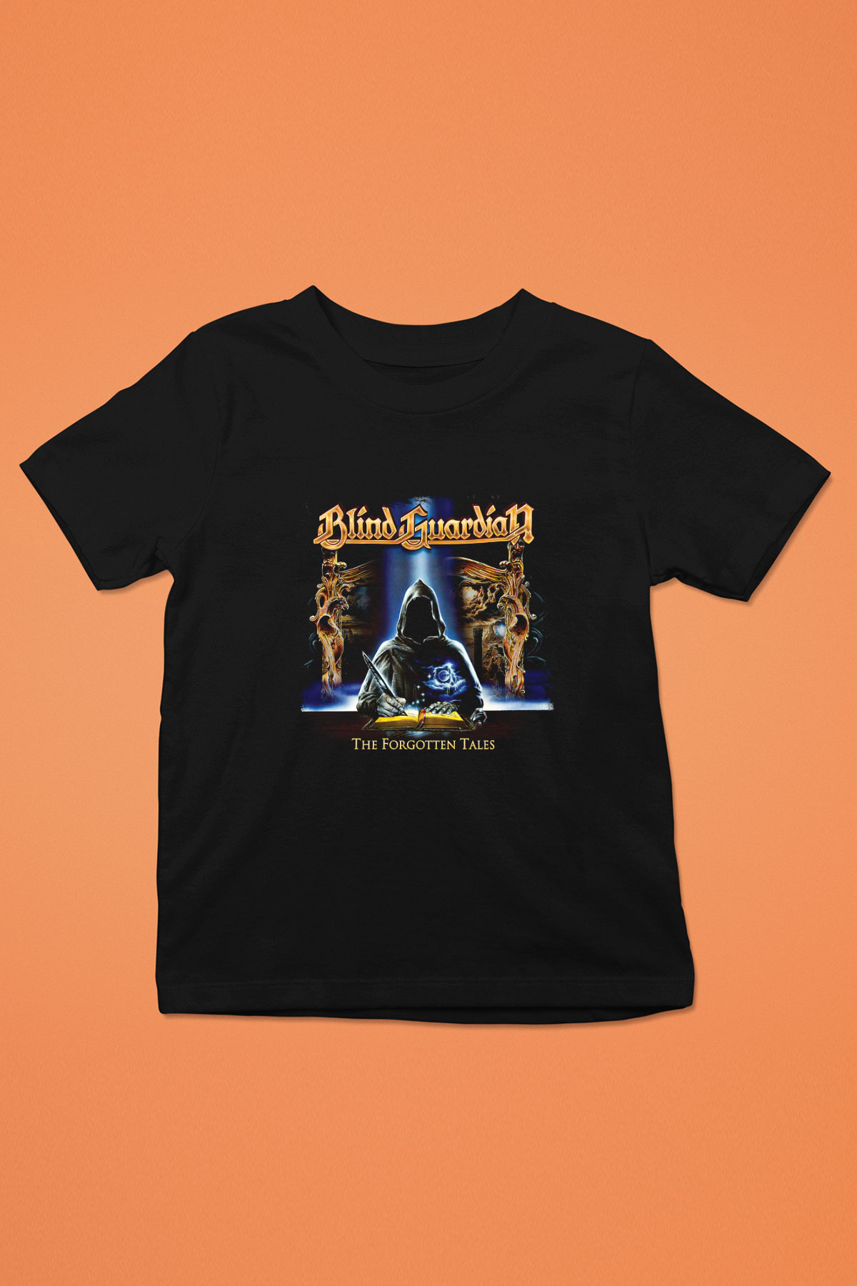 Blind Guardian Baskılı Unisex Siyah Çocuk Tişört
