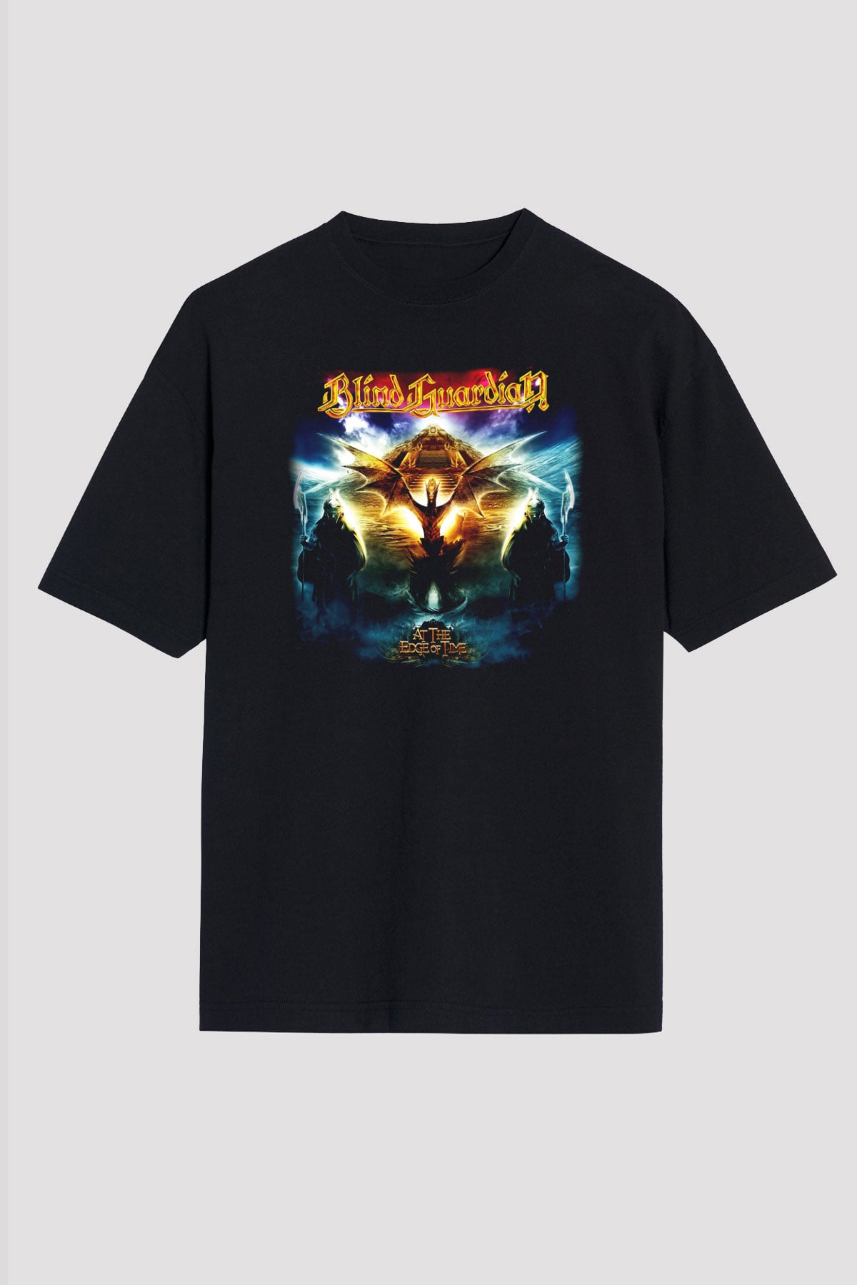 Blind Guardian Siyah Unisex Oversize Tişört T-Shirt