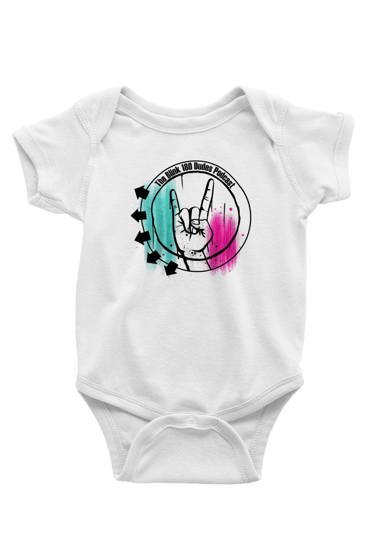 Blink 182 Beyaz Bebek Body - Zıbın