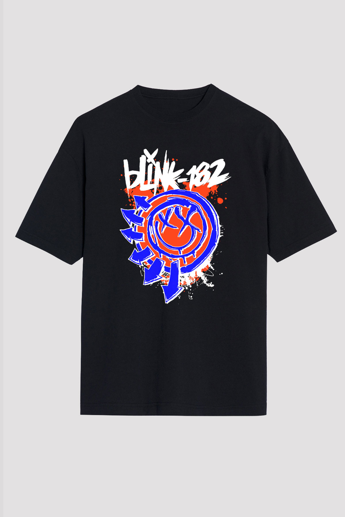 Blink 182 Siyah Unisex Oversize Tişört T-Shirt