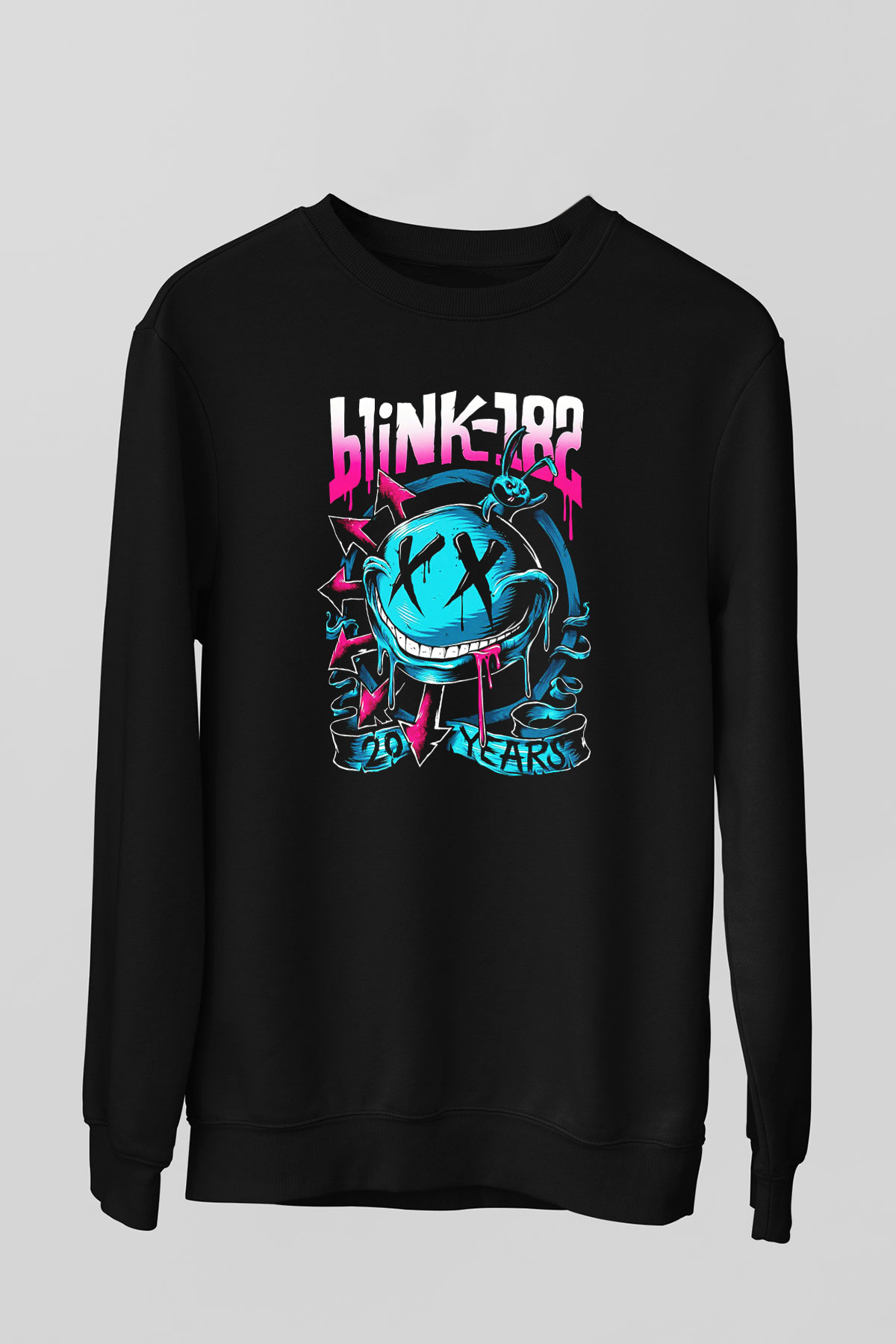 Blink 182 Siyah Unisex Sweatshirt