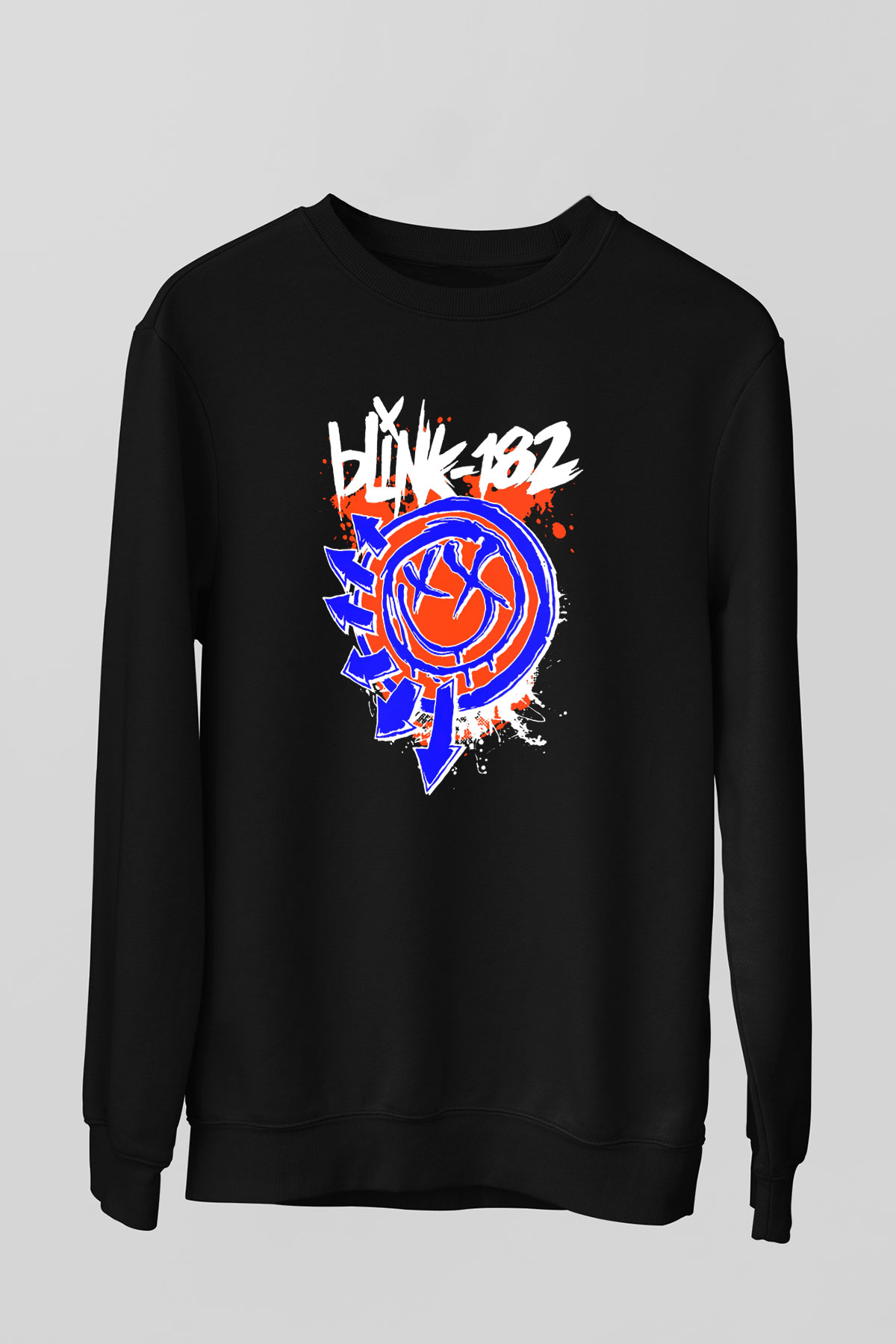 Blink 182 Siyah Unisex Sweatshirt