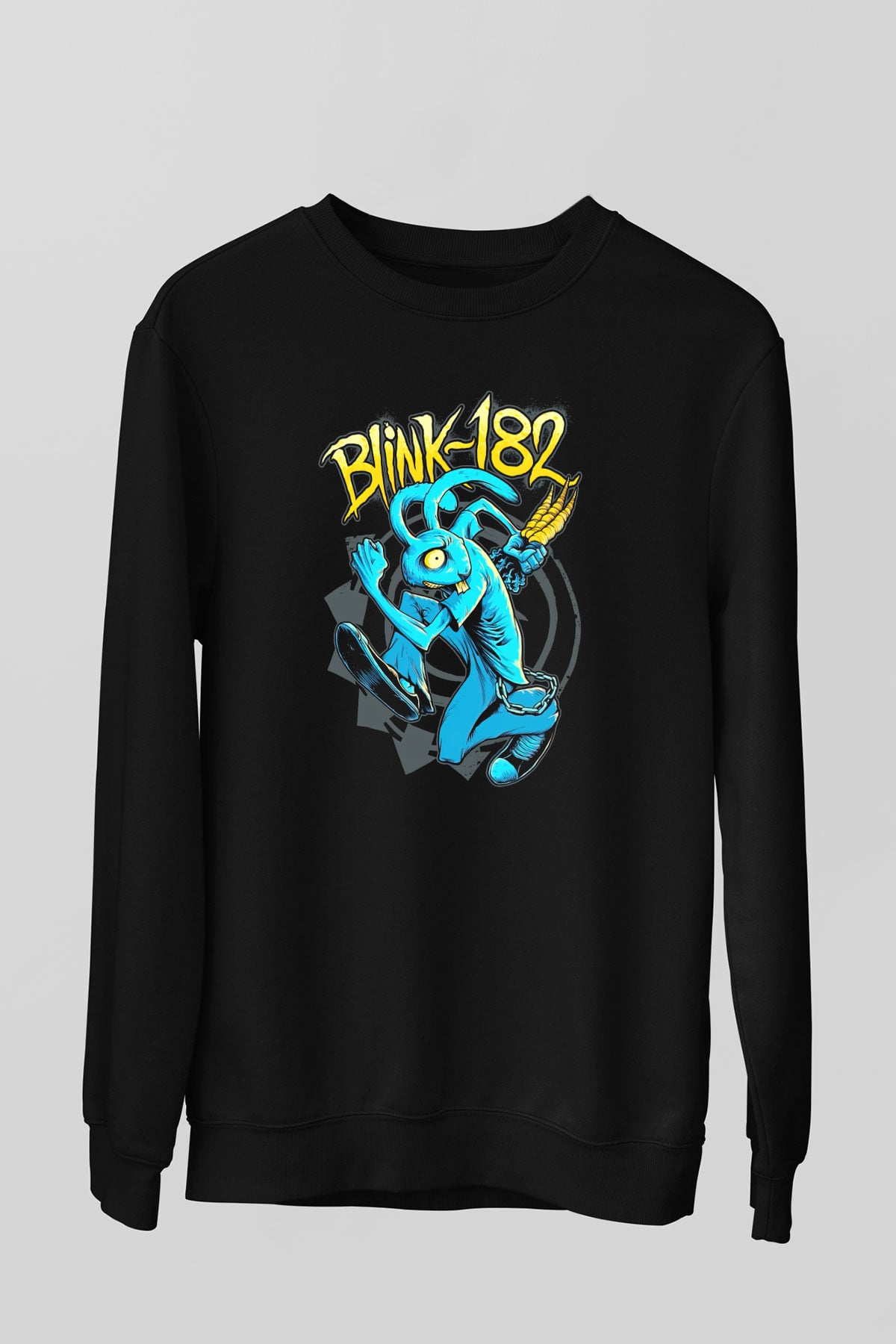 Blink 182 Siyah Unisex Sweatshirt