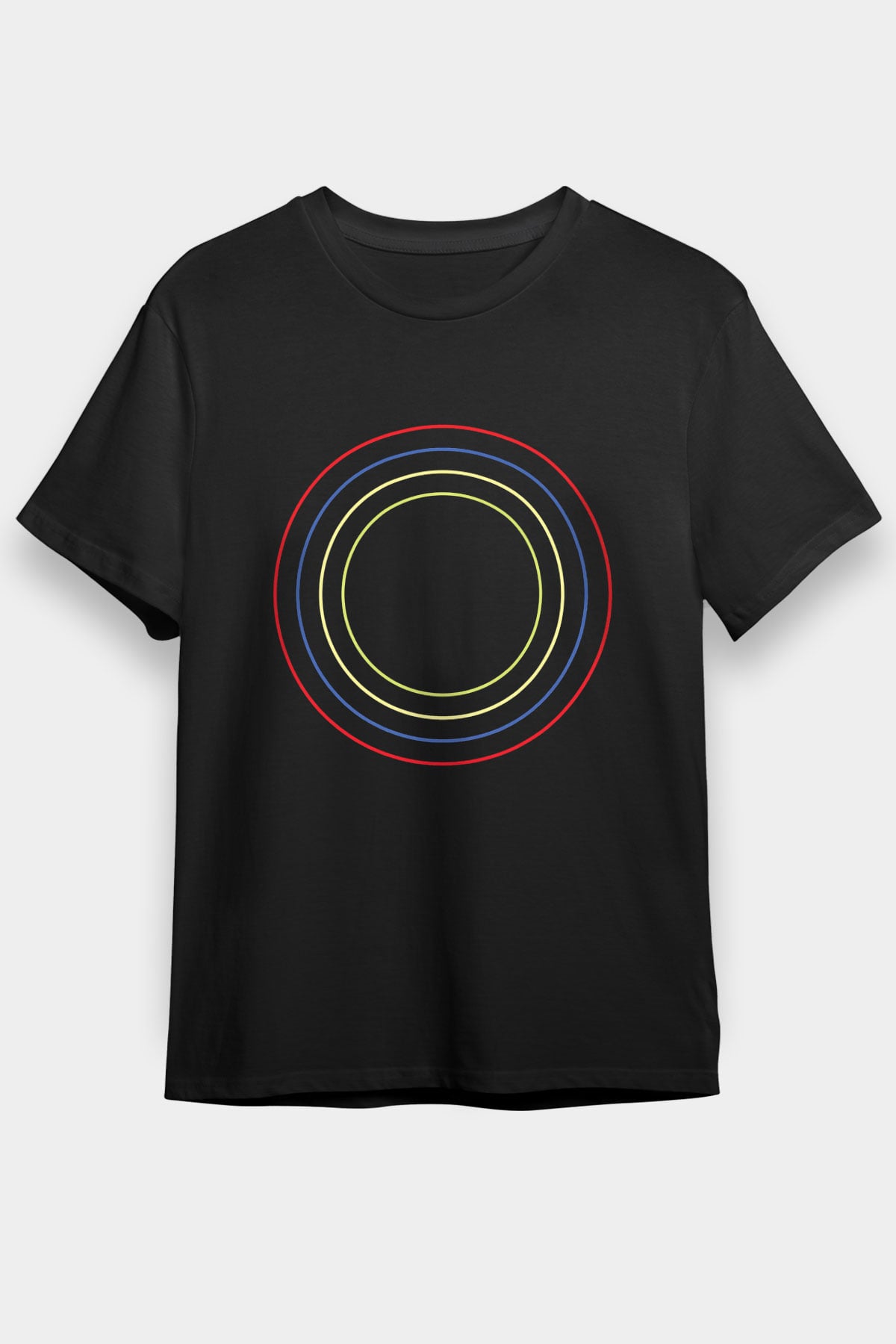 Bloc Party Baskılı Unisex Siyah Tişört