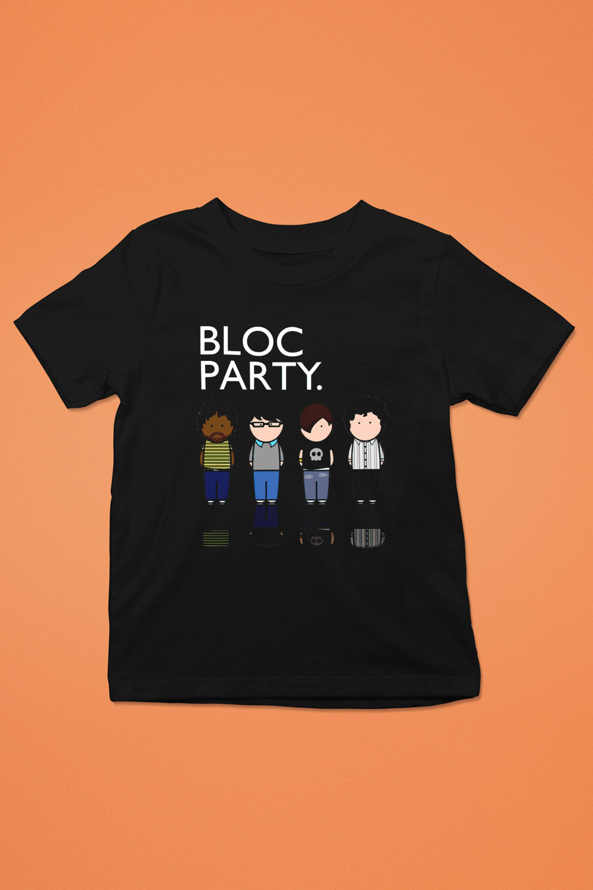 Bloc Party Siyah Unisex Çocuk Tişört