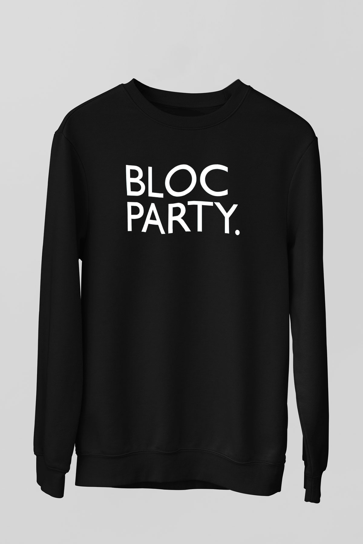 Bloc Party Siyah Unisex Sweatshirt