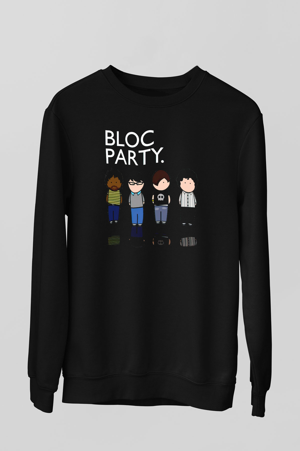 Bloc Party Siyah Unisex Sweatshirt