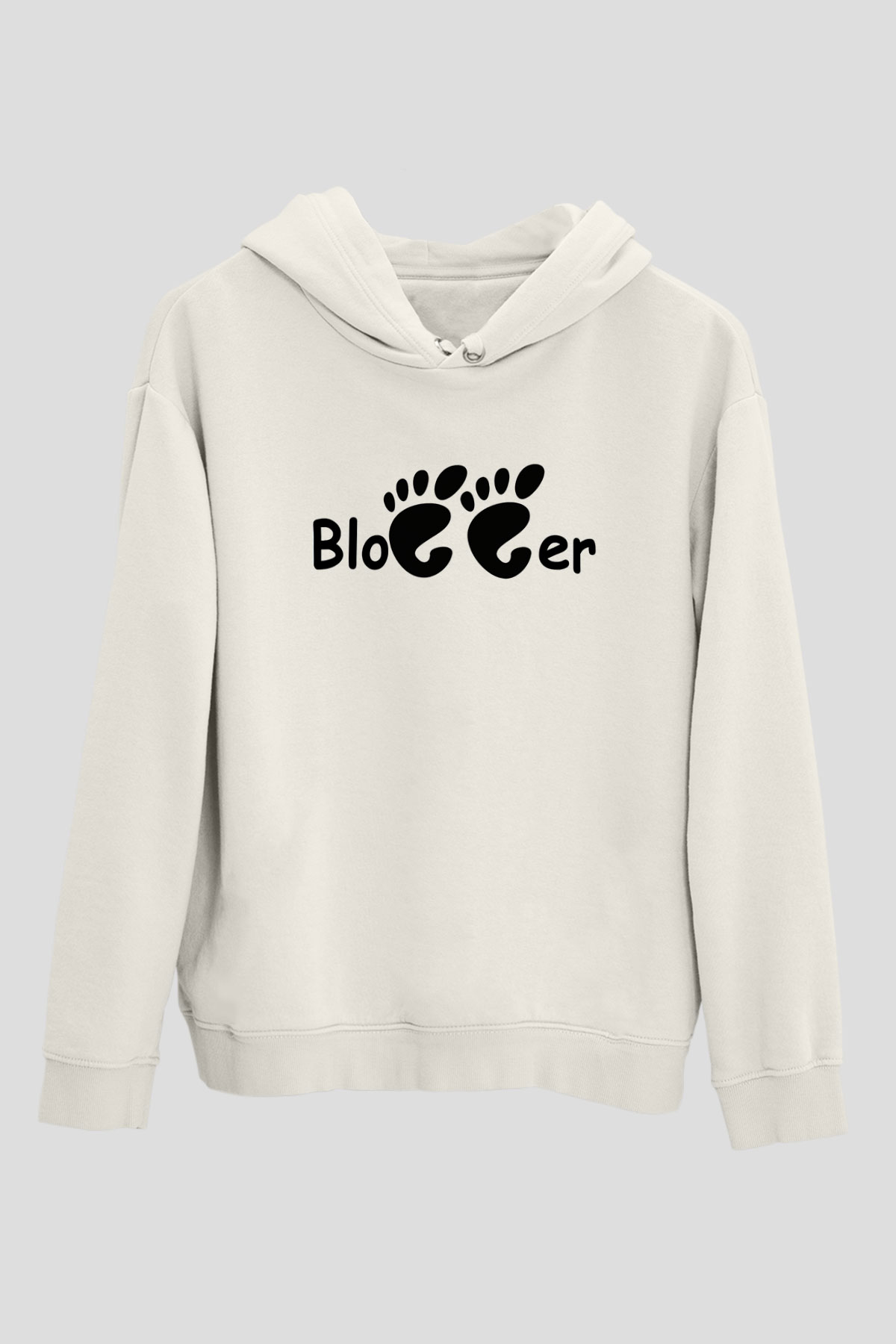 Blogger Beyaz Unisex Hoodie