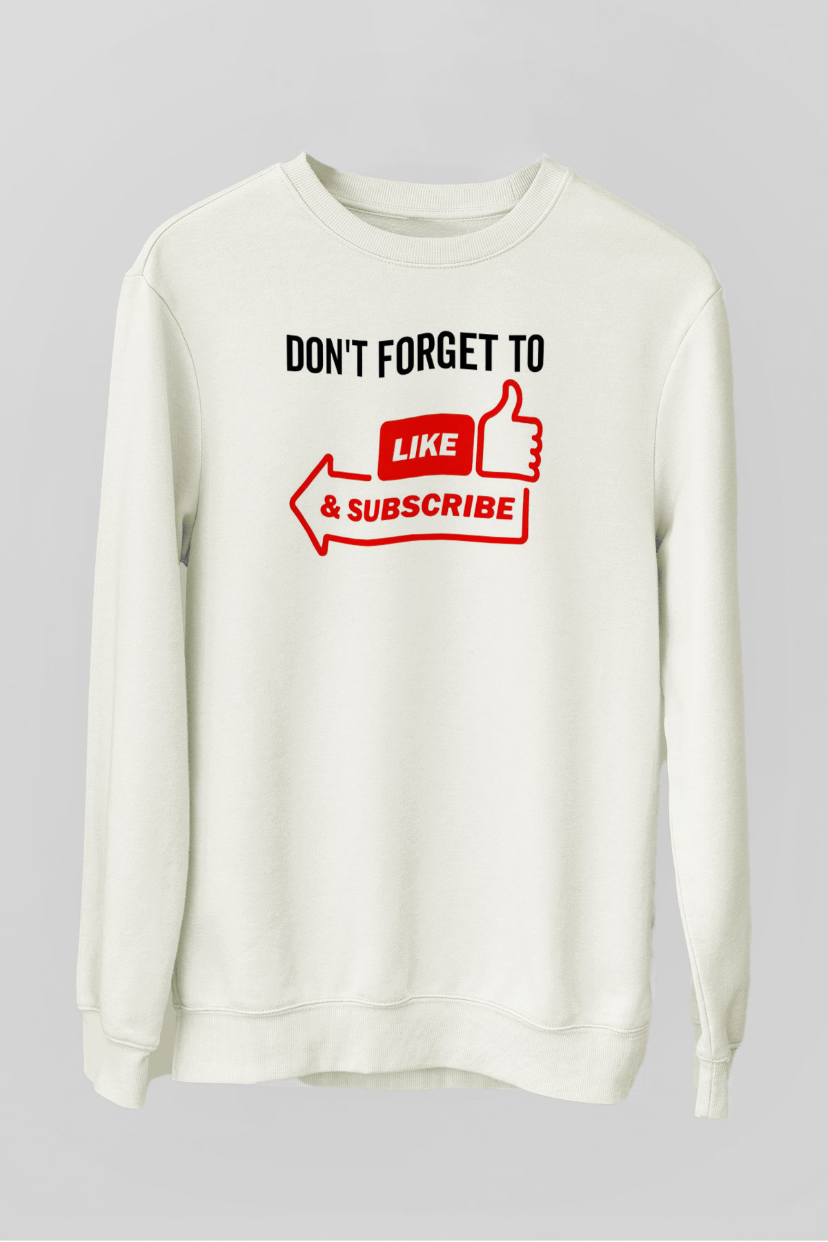 Blogger Beyaz Unisex Sweatshirt