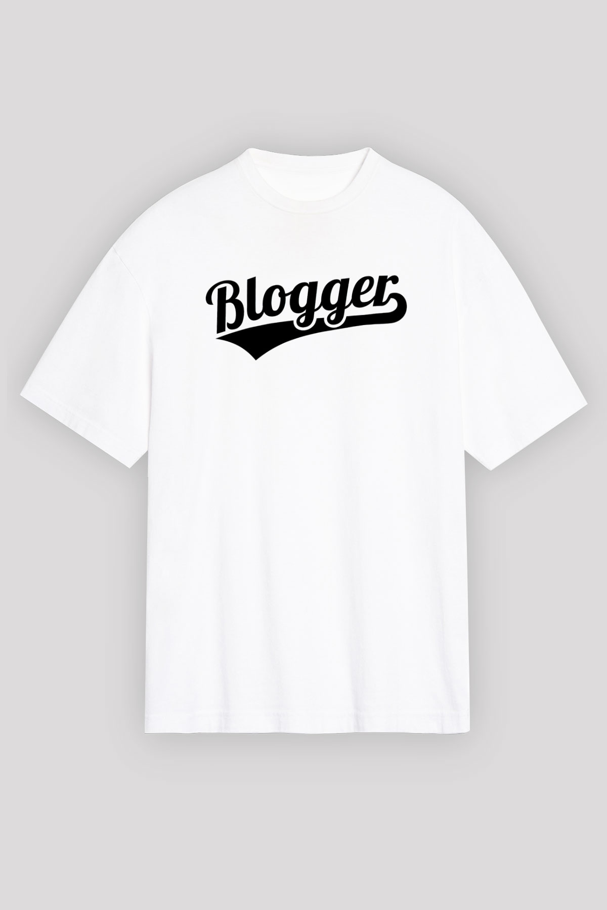 Blogger Beyaz Unisex Tişört T-Shirt - TişörtFabrikası