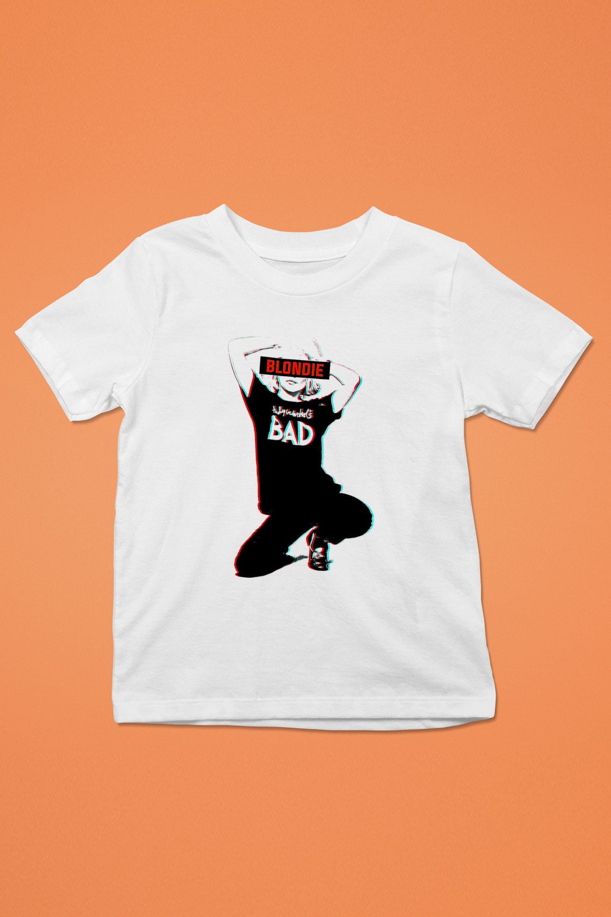 Blondie - Debbie Harry Baskılı Beyaz Unisex Beyaz Çocuk Tişört - Tshirt