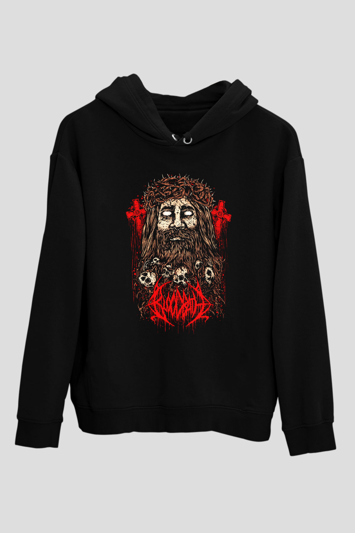 Bloodbath Siyah Unisex Hoodie