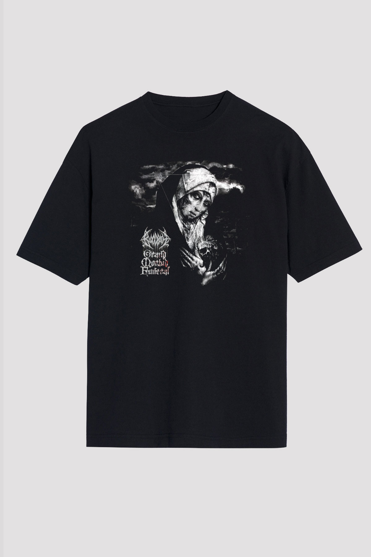 Bloodbath Siyah Unisex Oversize Tişört T-Shirt