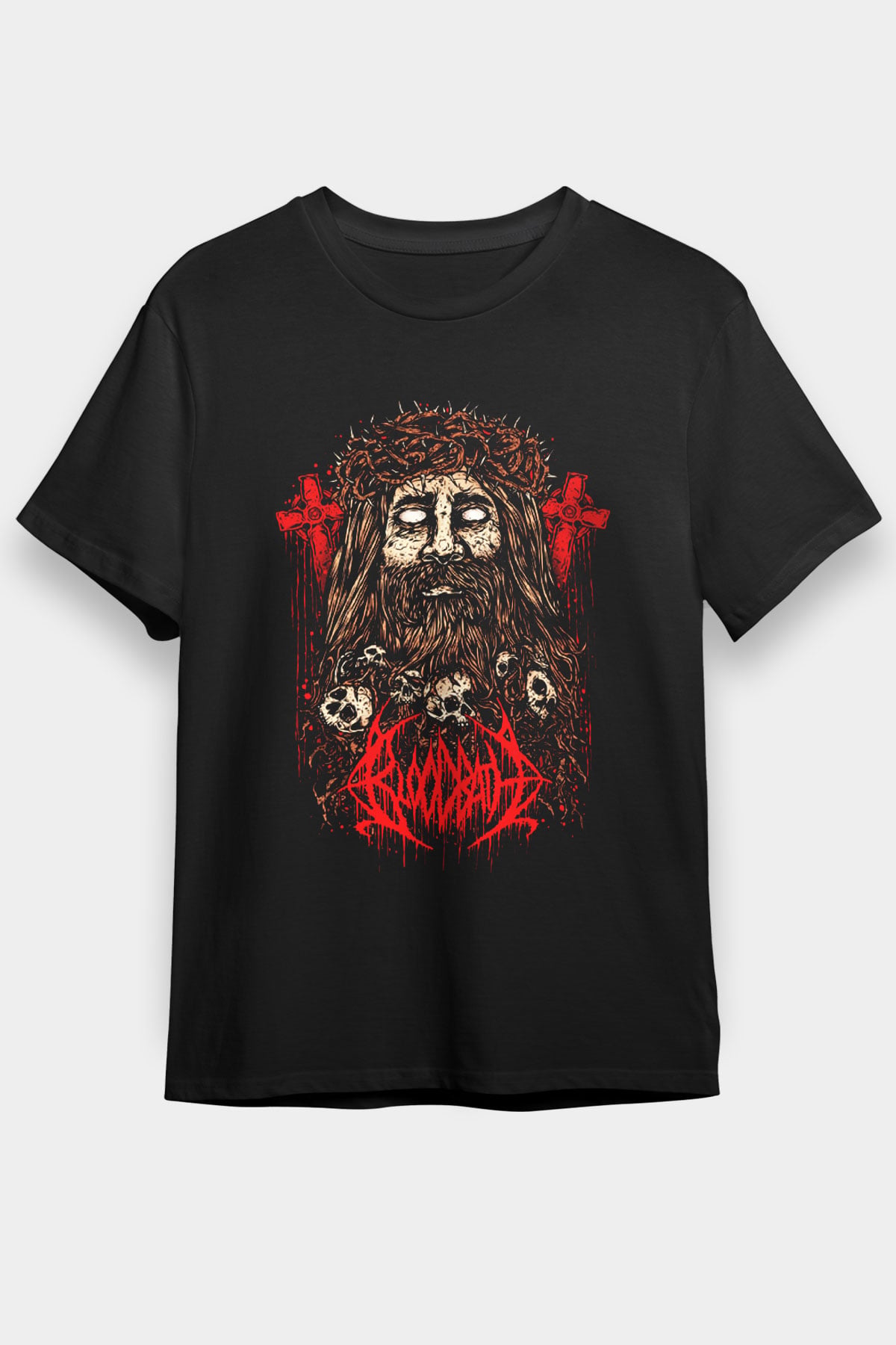 Bloodbath Siyah Unisex Tişört T-Shirt - TişörtFabrikası