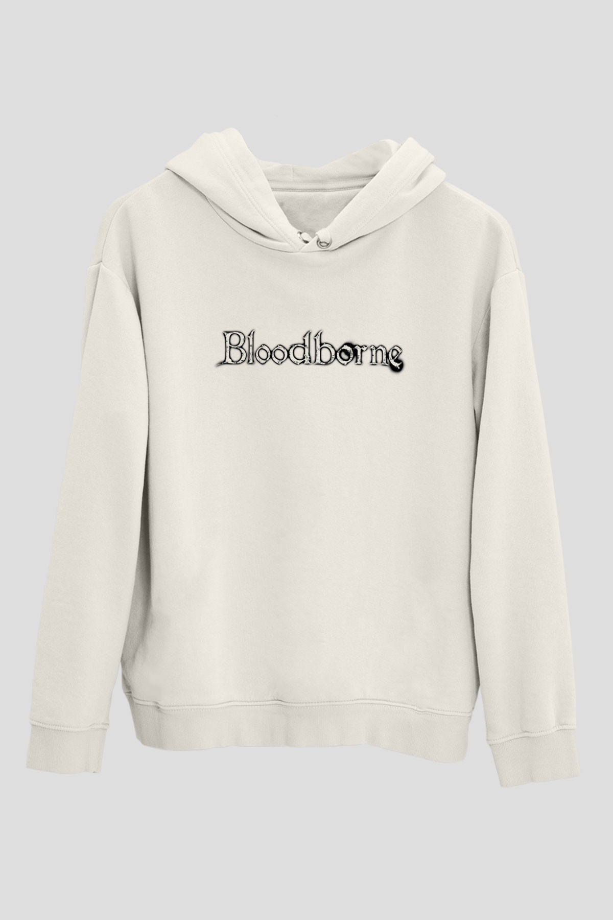 Bloodborne Beyaz Unisex Hoodie