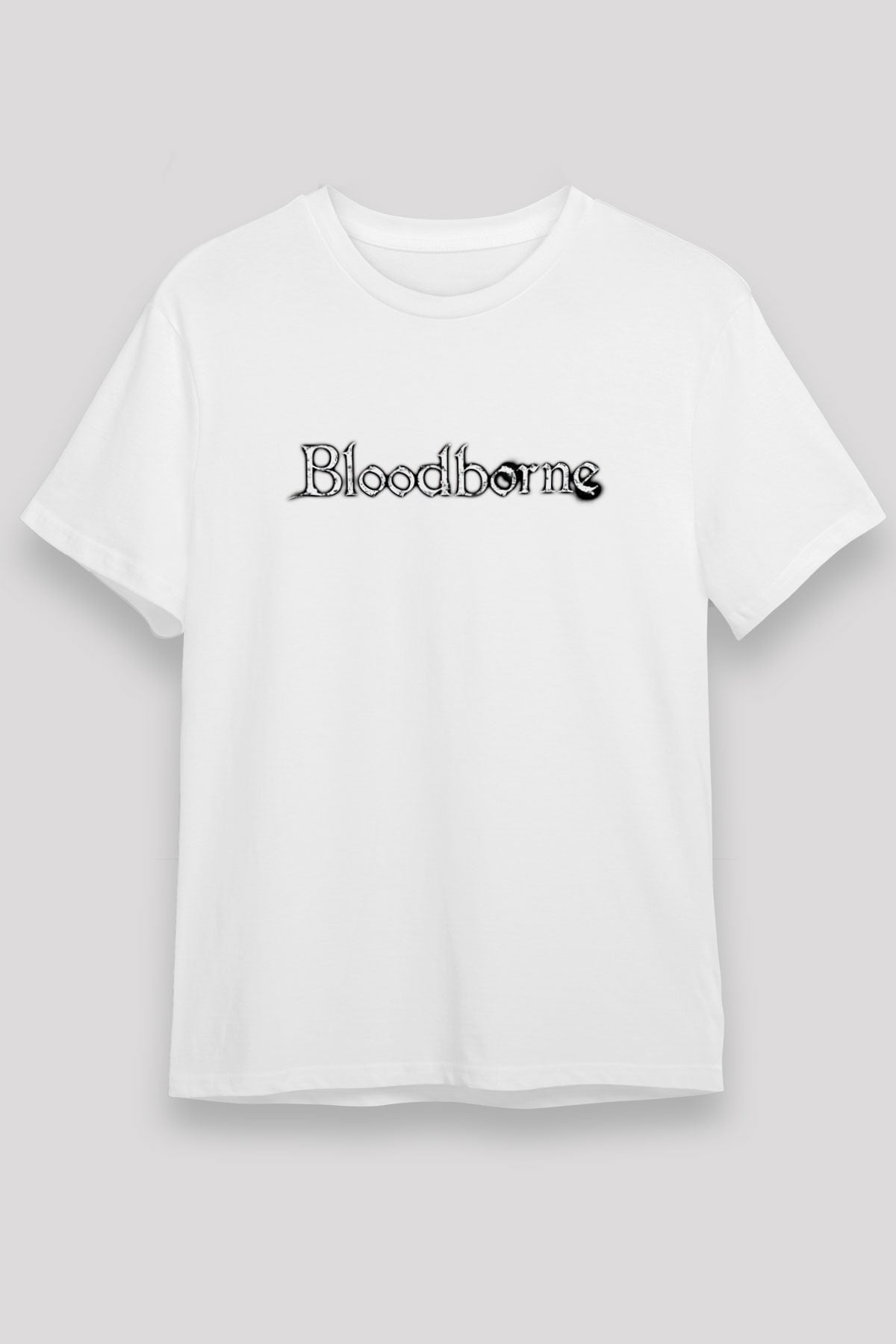 Bloodborne Beyaz Unisex Tişört T-Shirt