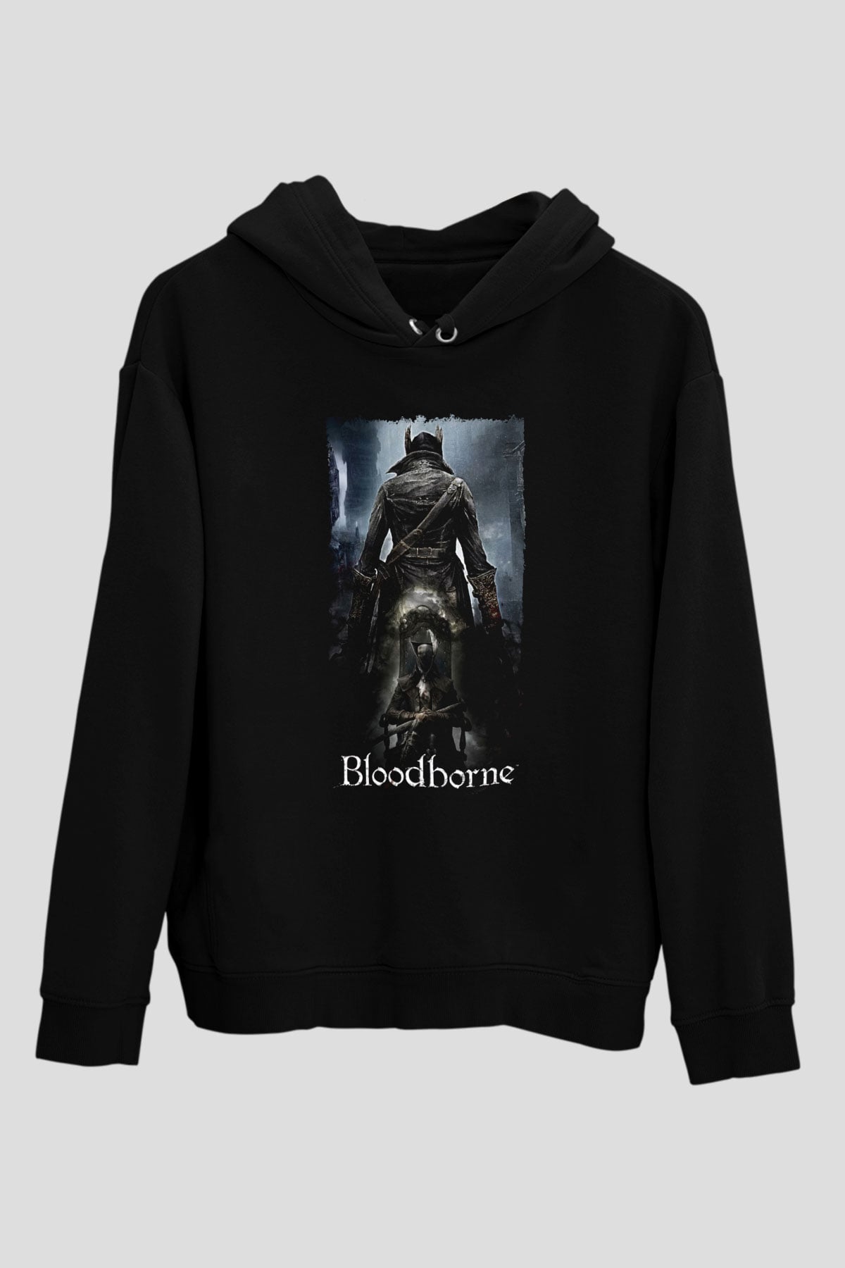 Bloodborne Siyah Unisex Hoodie