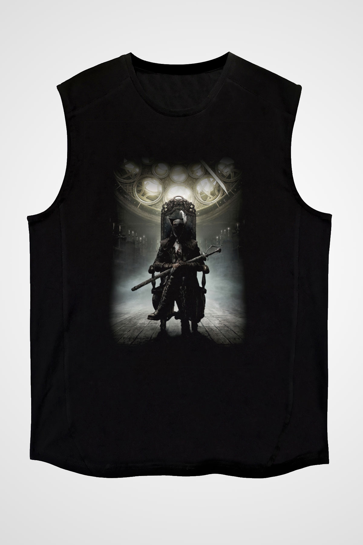 Bloodborne Siyah Unisex Kolsuz Tişört