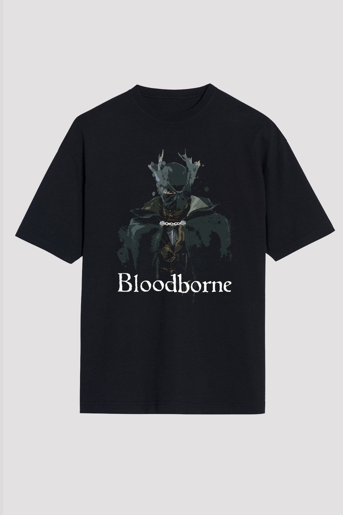 Bloodborne Siyah Unisex Oversize Tişört T-Shirt