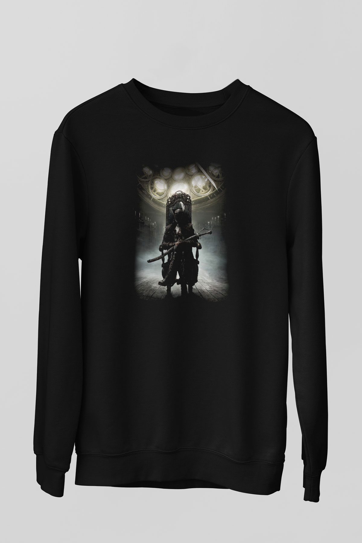 Bloodborne Siyah Unisex Sweatshirt