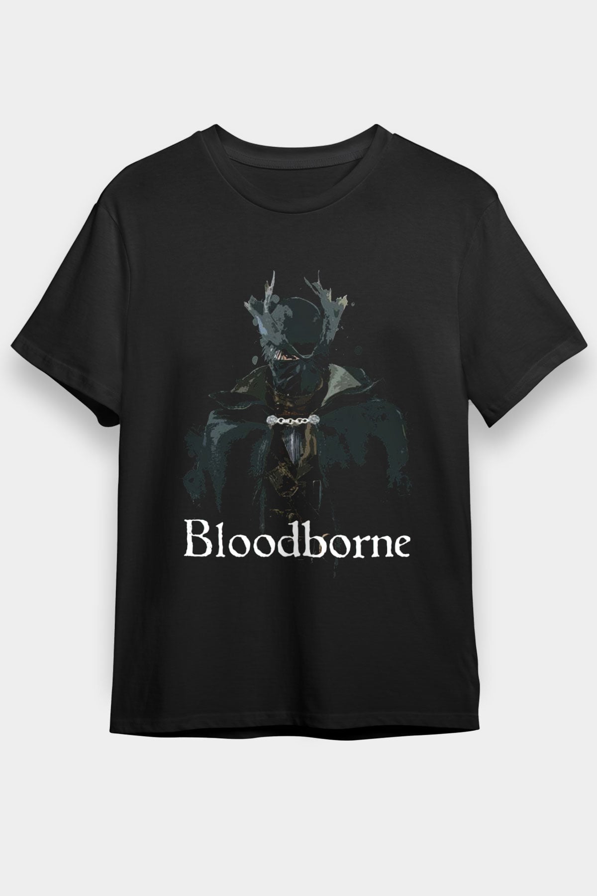 Bloodborne Siyah Unisex Tişört T-Shirt