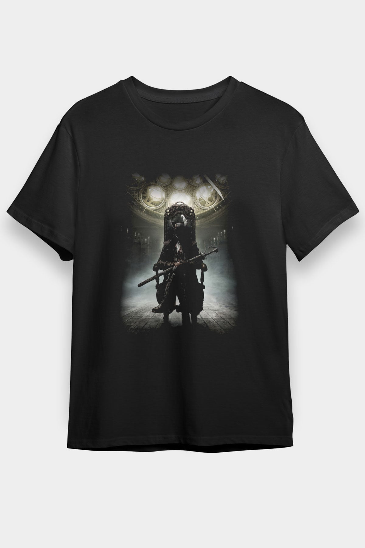 Bloodborne Siyah Unisex Tişört T-Shirt