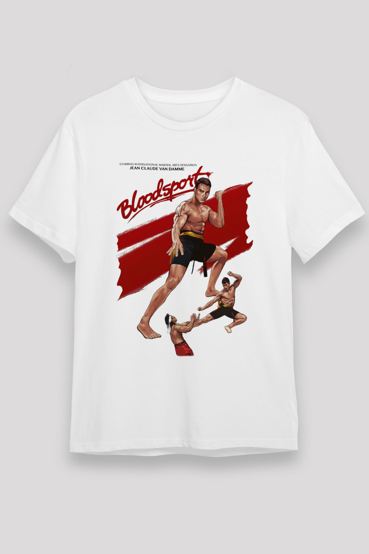 Bloodsport Kan Sporu Beyaz Unisex Tişört