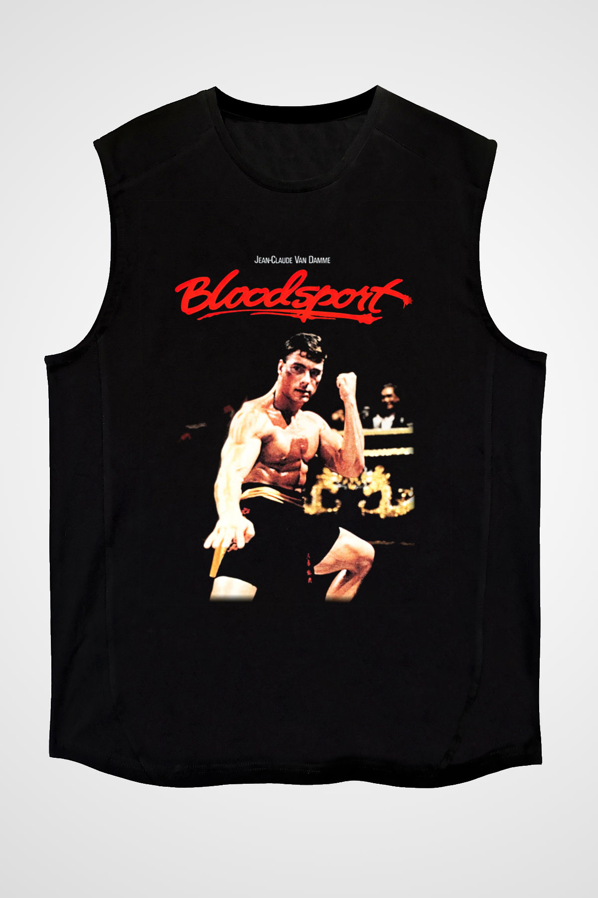 Bloodsport Kan Sporu Siyah Unisex Kolsuz Tişört