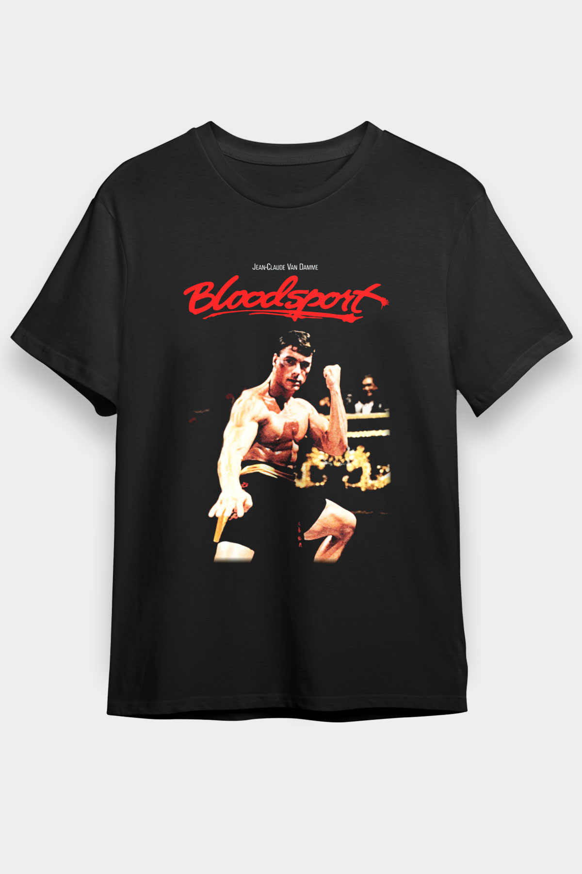Bloodsport Kan Sporu Siyah Unisex Tişört