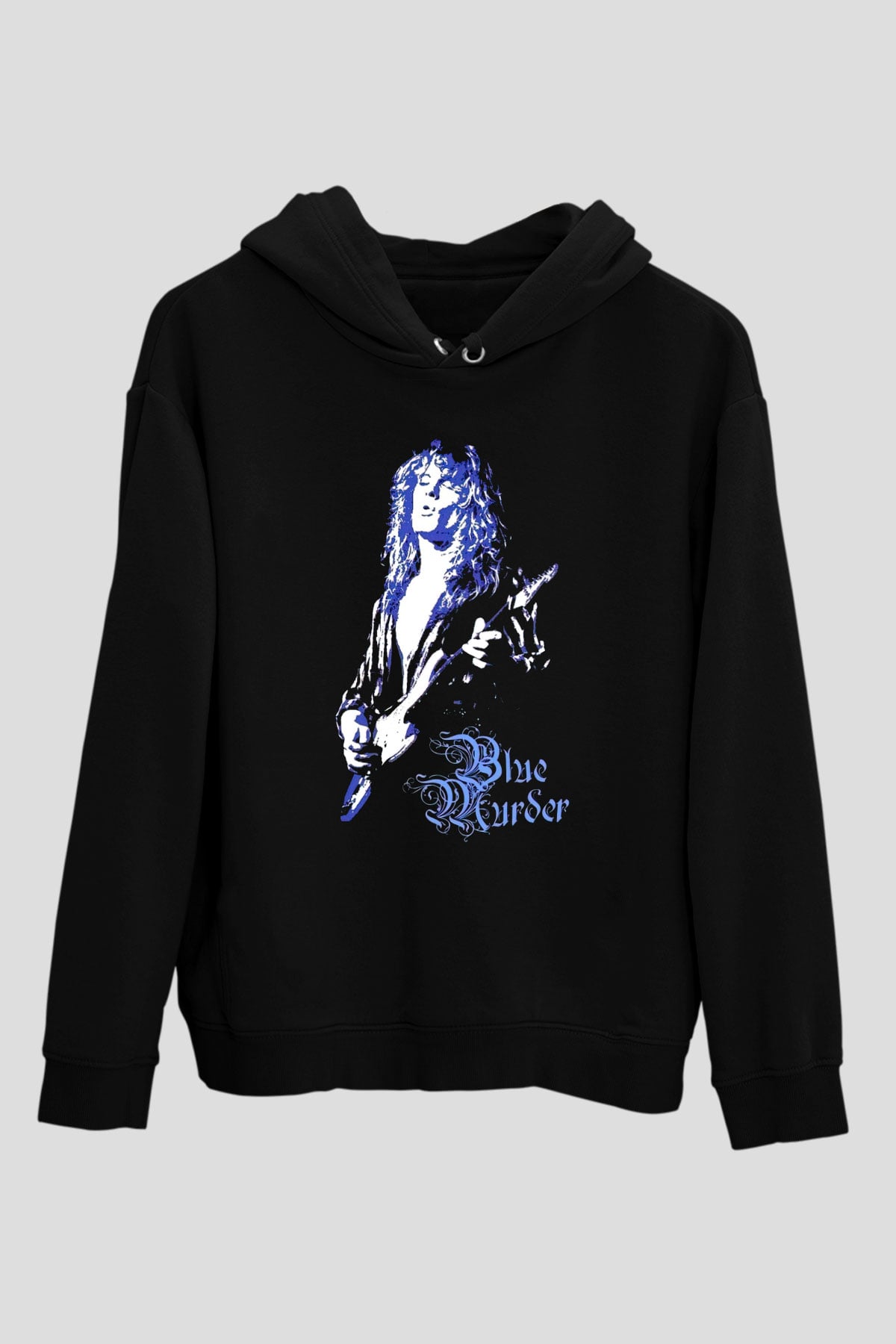 Blue Murder Siyah Unisex Kapüşonlu Sweatshirt