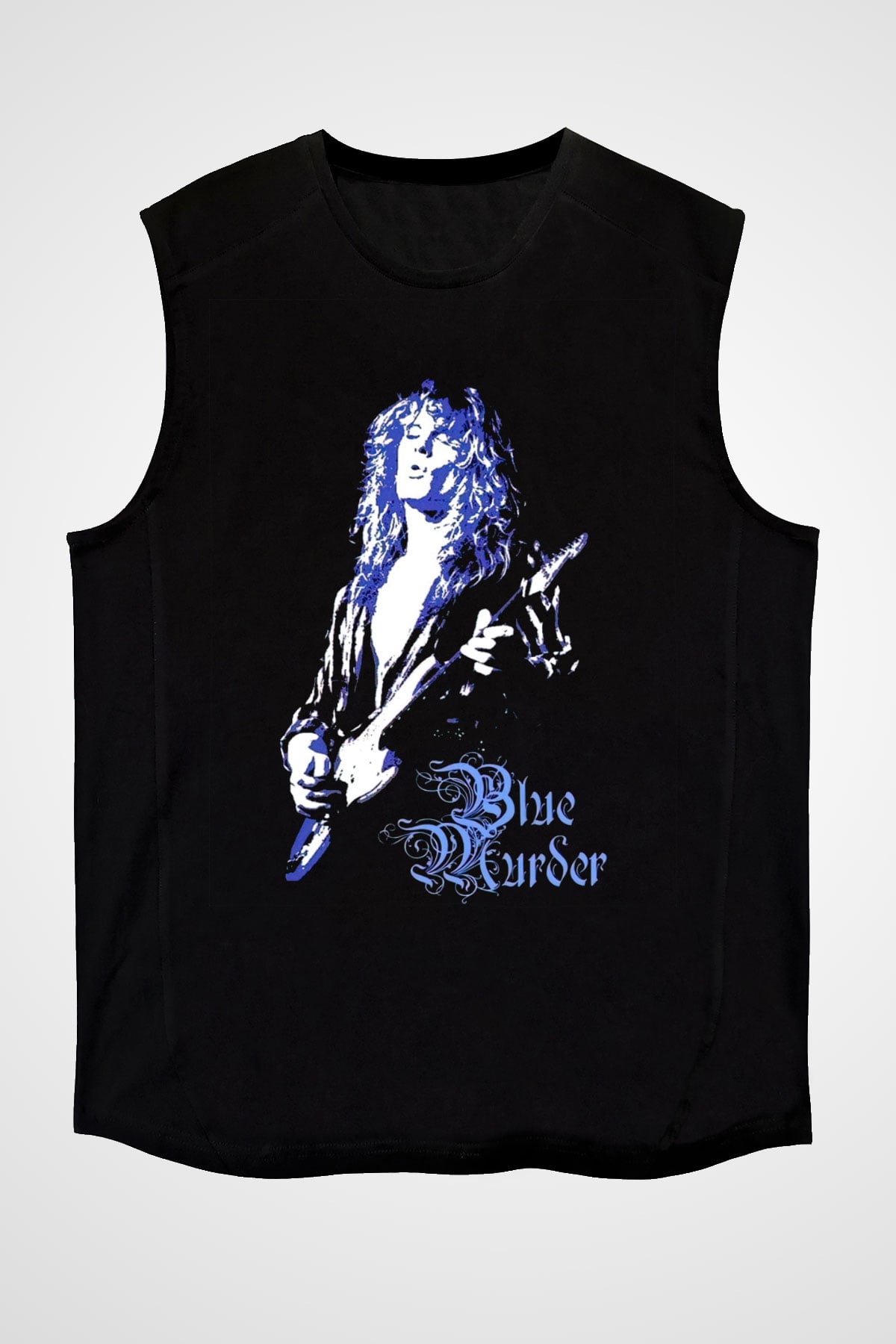 Blue Murder Siyah Unisex Kolsuz Tişört