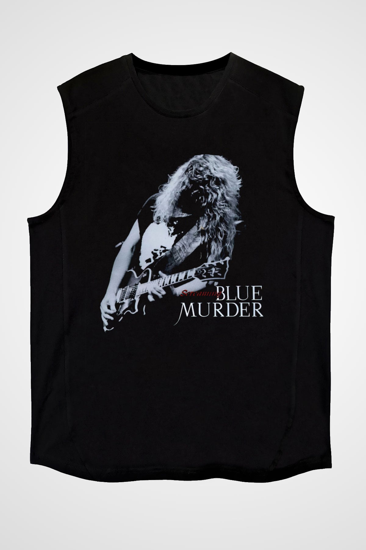 Blue Murder Siyah Unisex Kolsuz Tişört