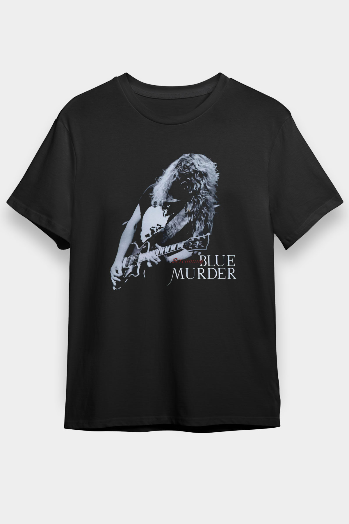 Blue Murder Siyah Unisex Tişört T-Shirt - TişörtFabrikası