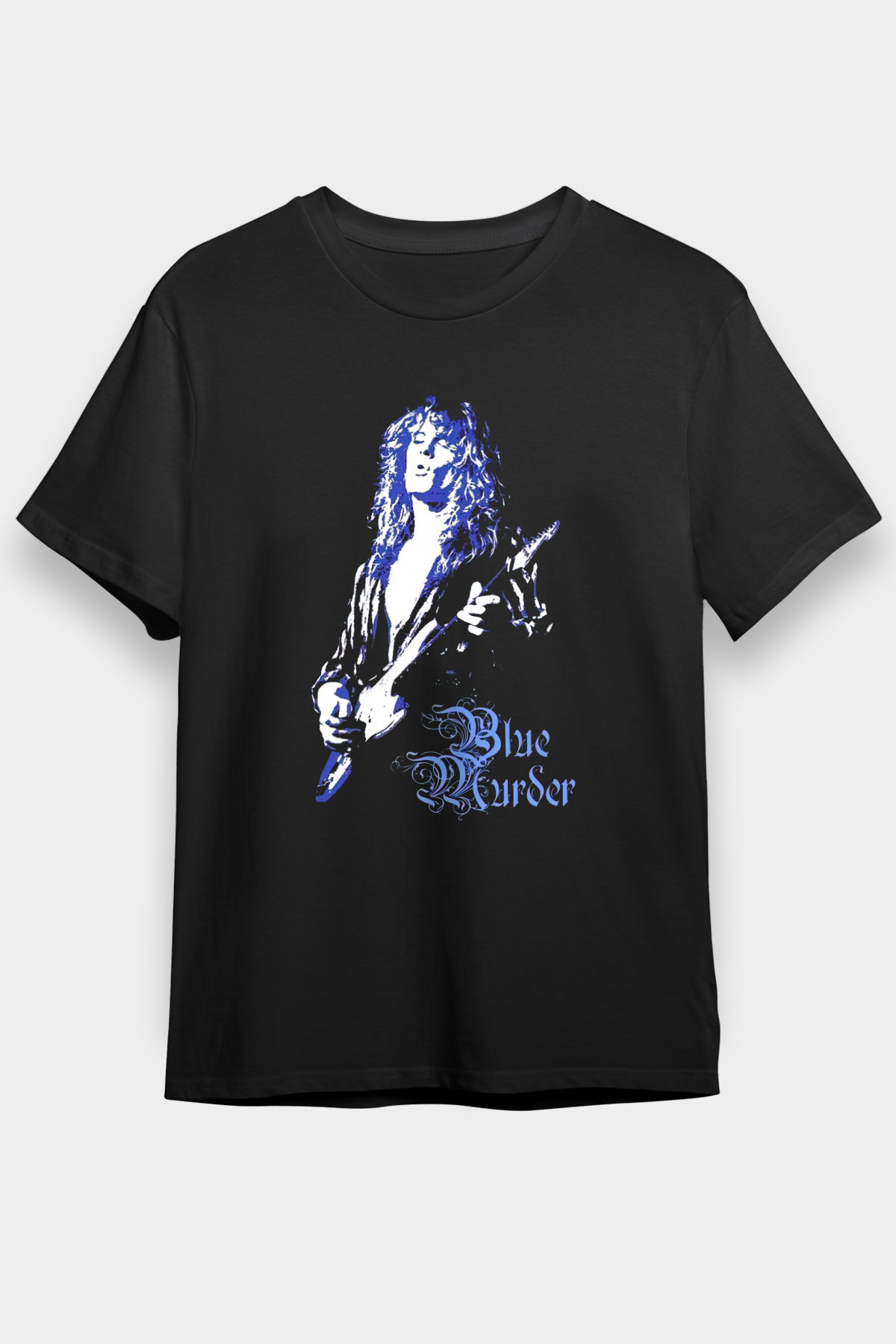 Blue Murder Siyah Unisex Tişört T-Shirt - TişörtFabrikası