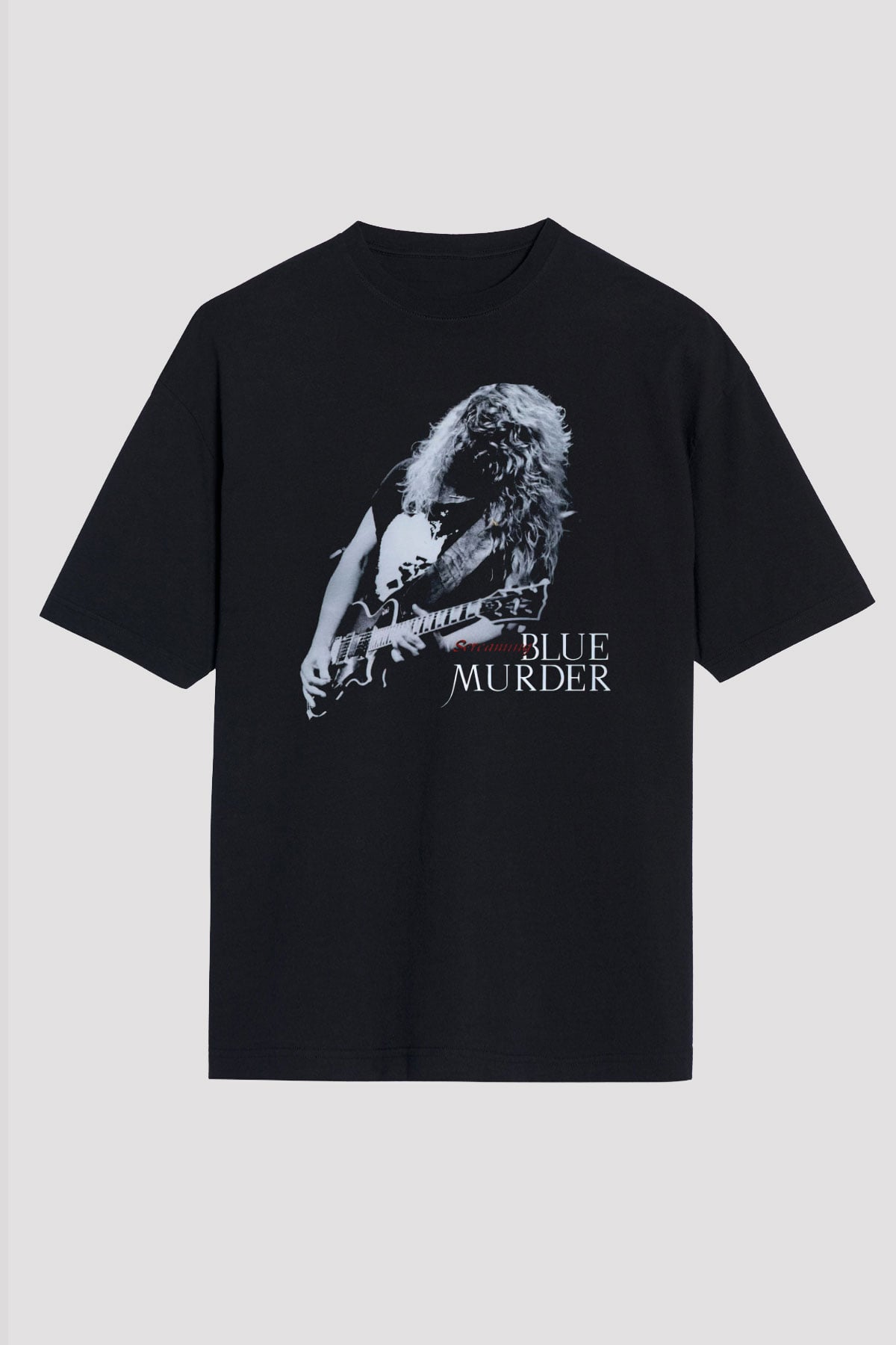Blue Murder Siyah Unisex Tişört T-Shirt - TişörtFabrikası