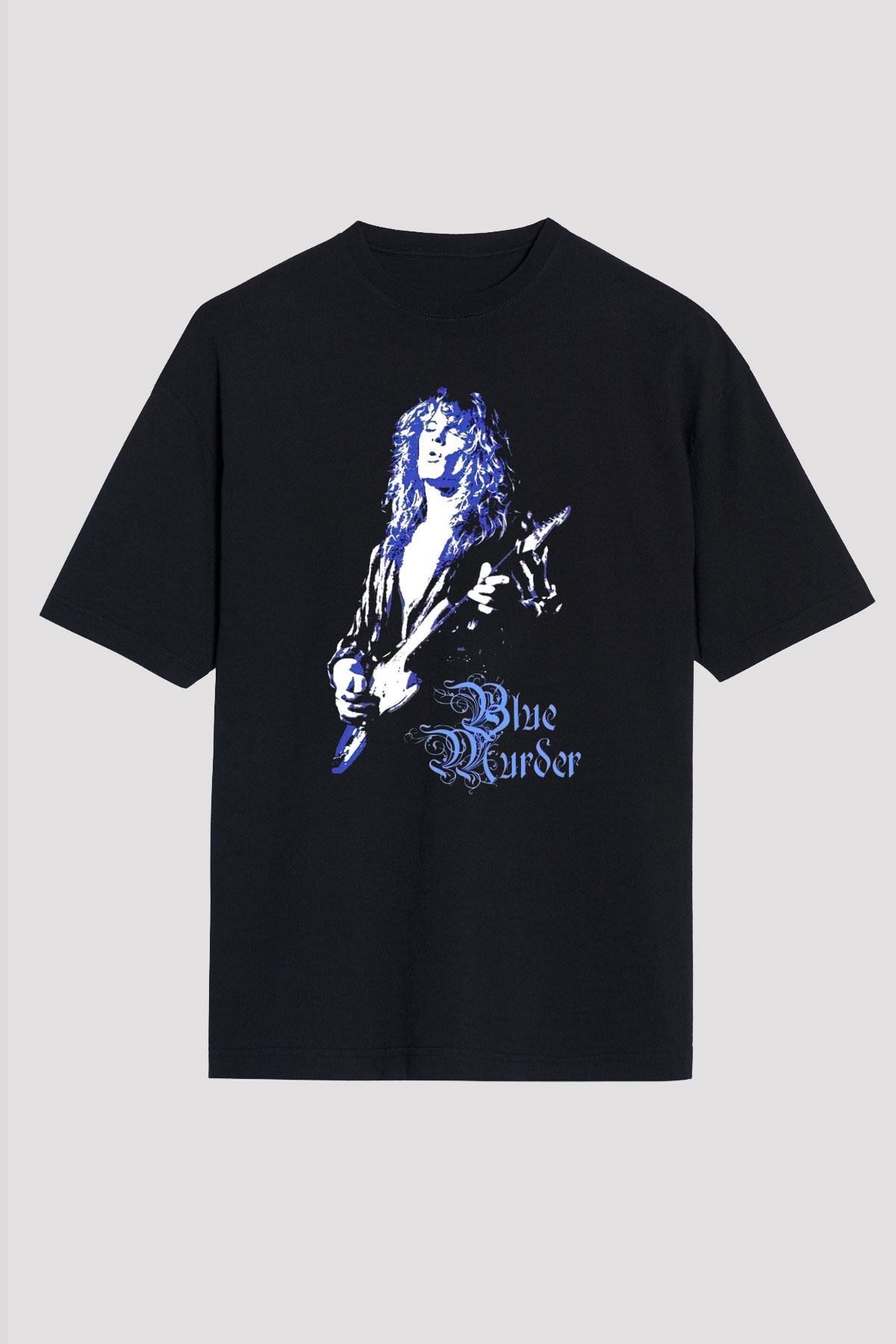 Blue Murder Siyah Unisex Tişört T-Shirt - TişörtFabrikası