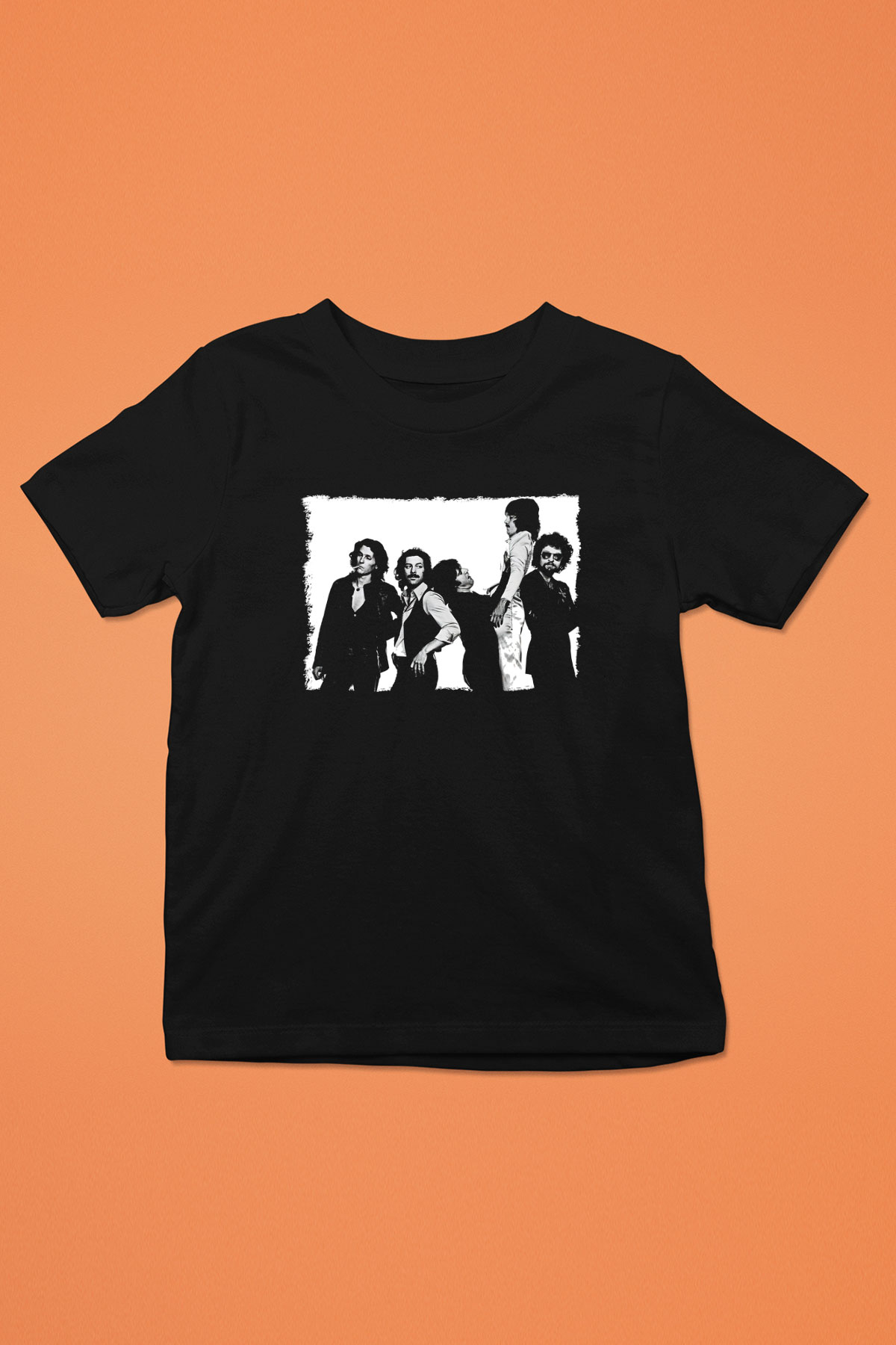 Blue Oyster Cult Baskılı Unisex Siyah Çocuk Tişört - Tshirt