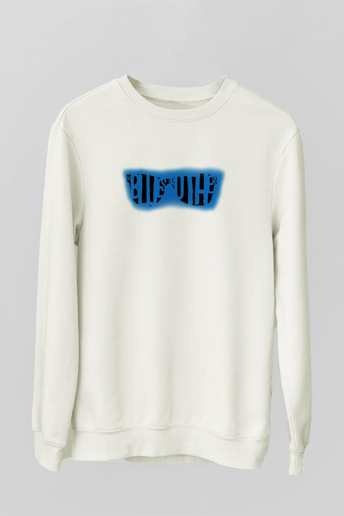 Blues Brothers Beyaz Unisex Sweatshirt