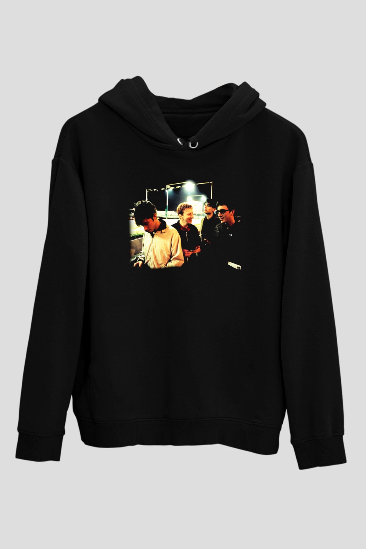 Blur Siyah Unisex Hoodie
