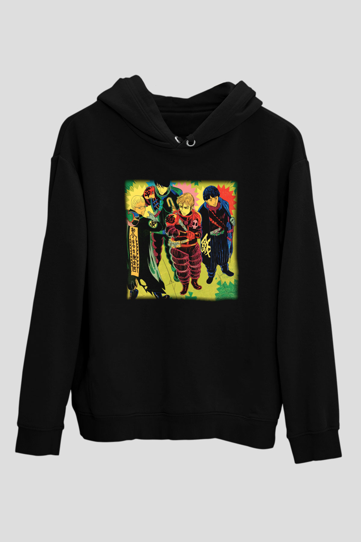 Blur Siyah Unisex Hoodie
